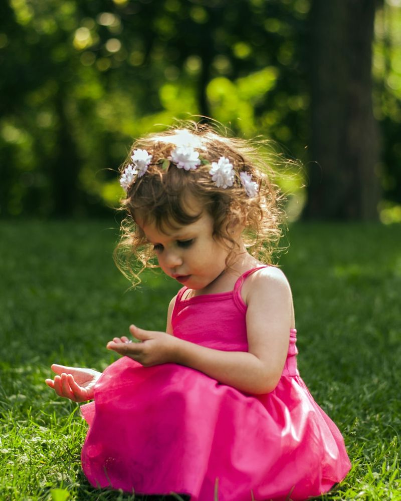Kinderjurk Mila in fuchsia